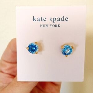 🗽 Kate Spade NY Aquamarine CZ Studs ✨